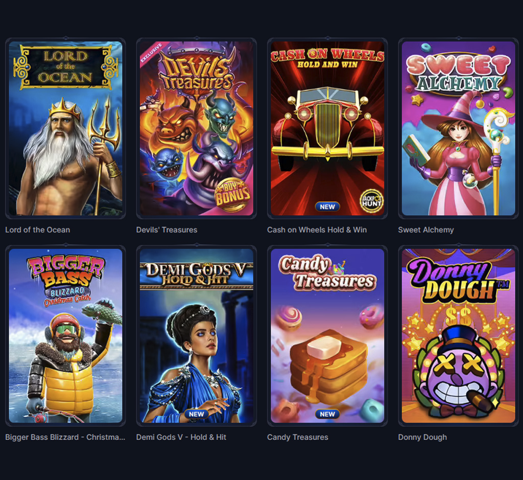 Cazeus beliebte Spiele auf dem Desktop